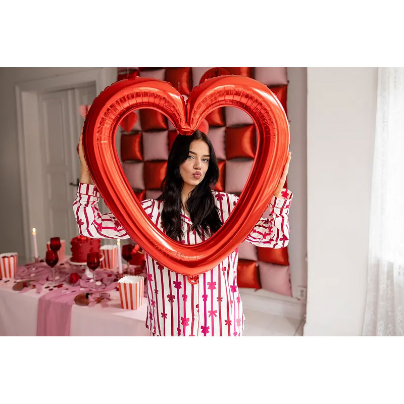 Folieballong Hjärta 