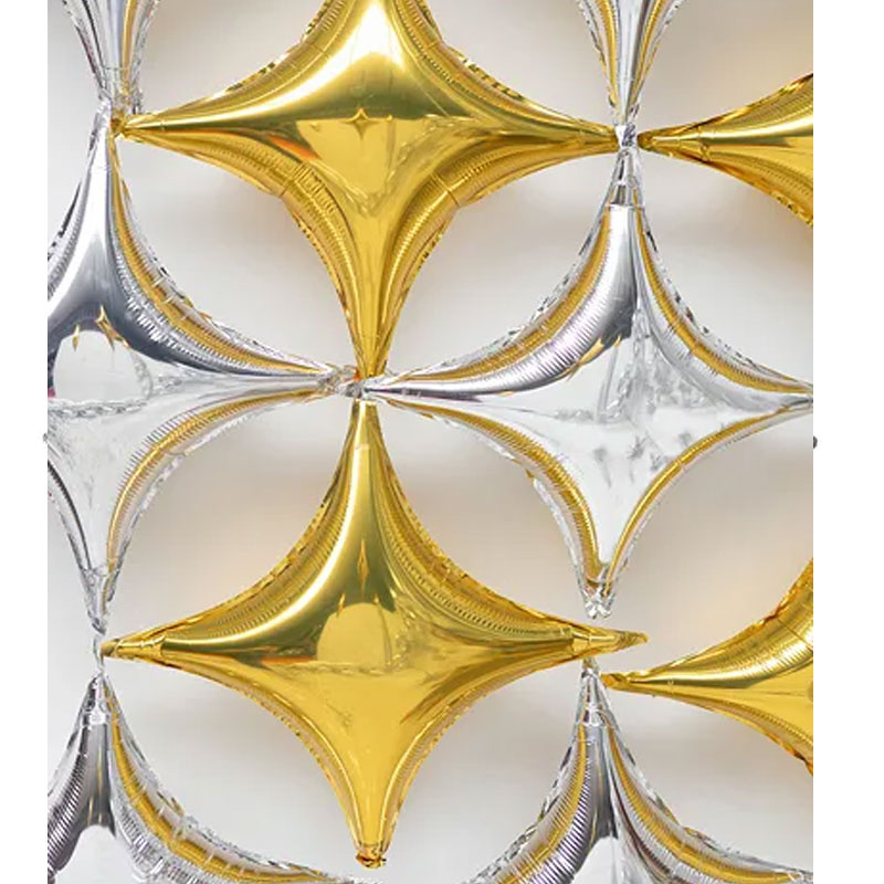 Folieballong Stjärna Silver