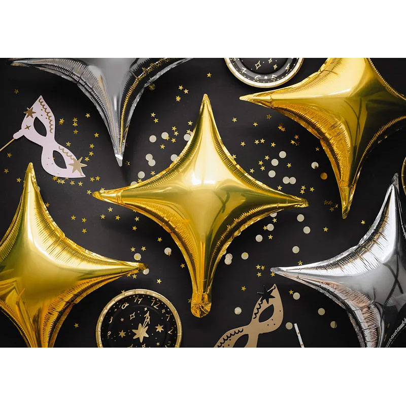 Folieballong Stjärna Silver