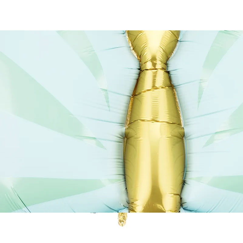 Folieballong Fjäril Mintgrön