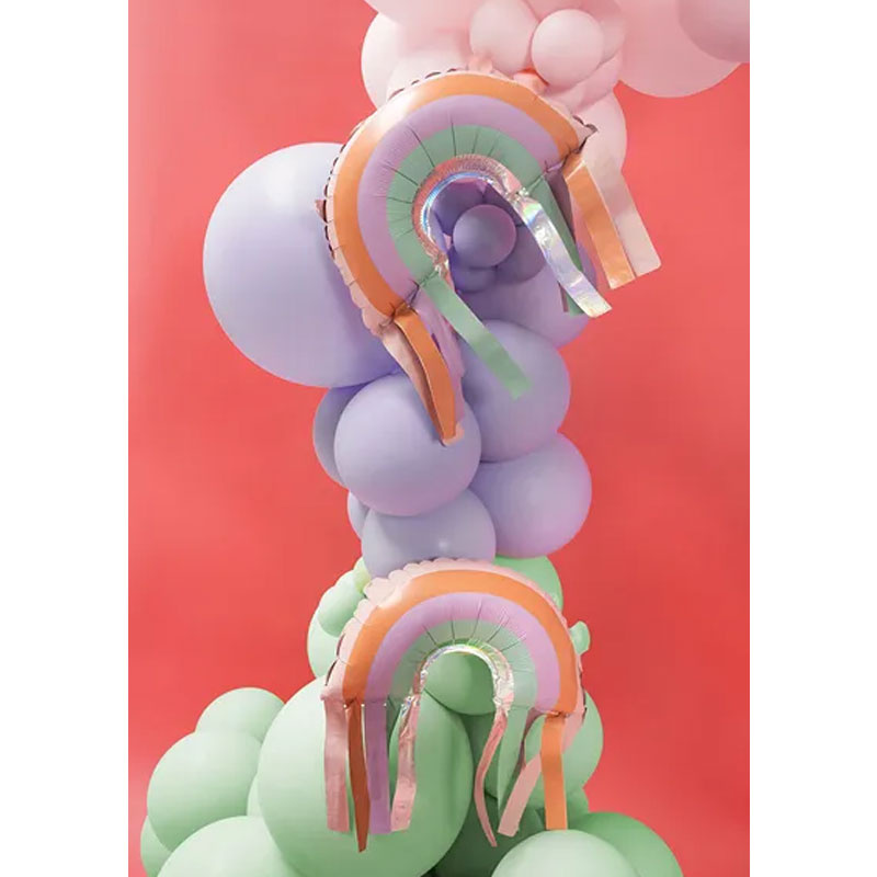 Folieballonger Regnbåge 3st