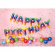 Folieballonger Rainbow Happy Birthday