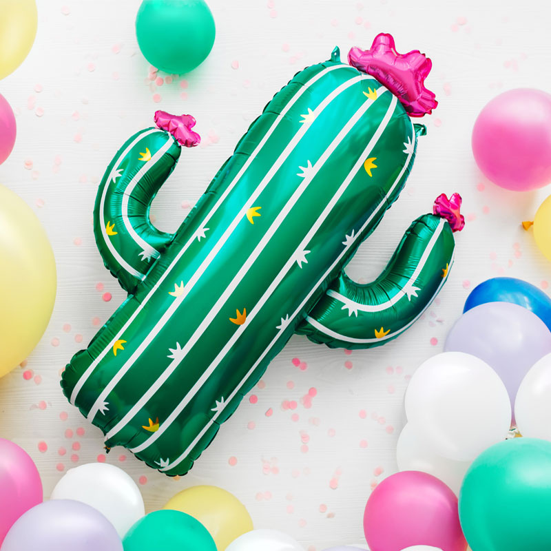 Folieballong Kaktus