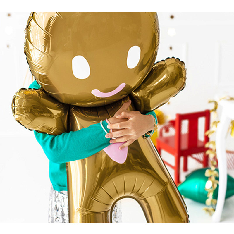 Folieballong Pepparkaksgubbe 