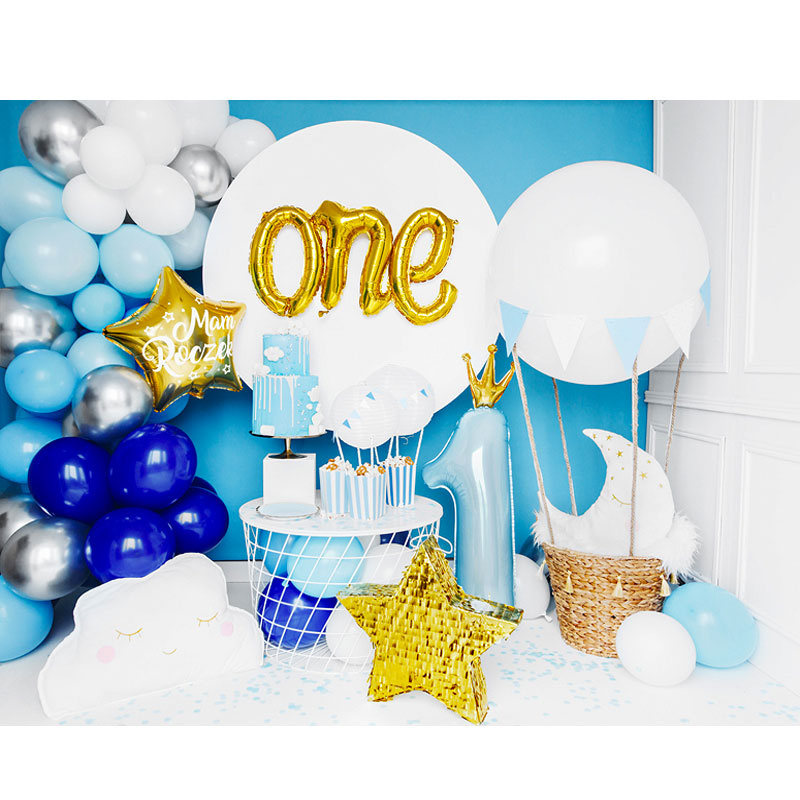 Sifferballong 1 Blå