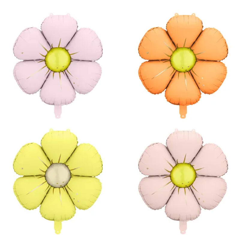 Ballonger Blommor Pastell