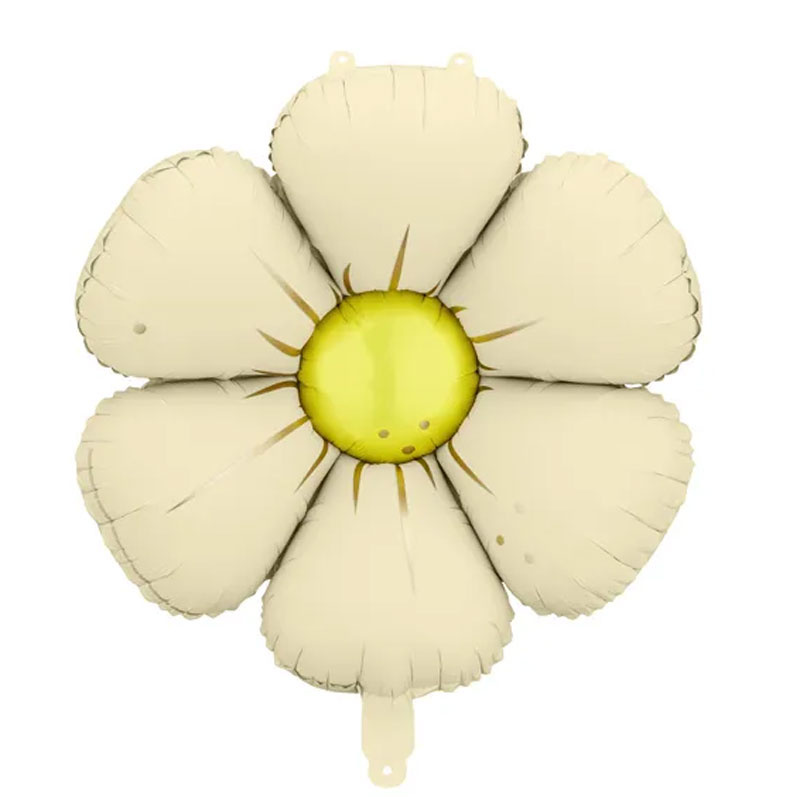 Ballonger Blommor Beige