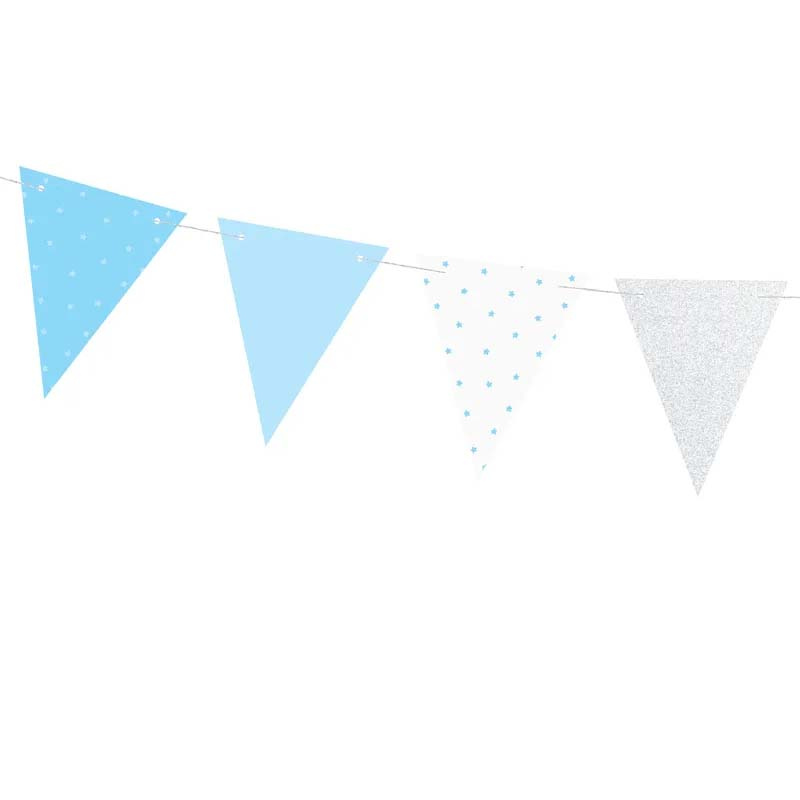 Vimpel 1st Birthday Blå