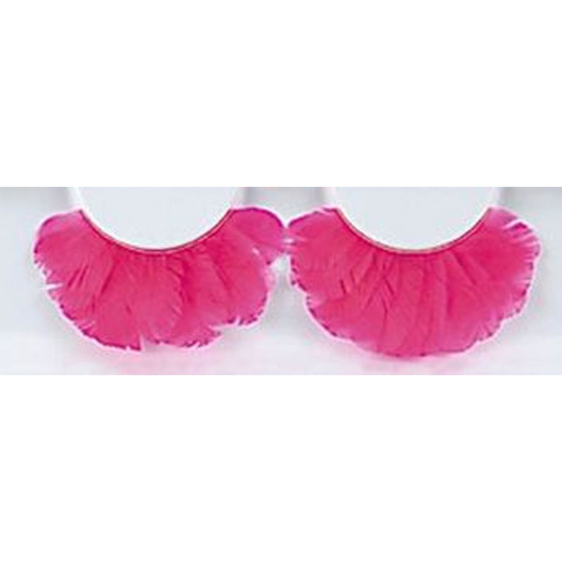Lösögonfransar Rosa Fjädrar 160