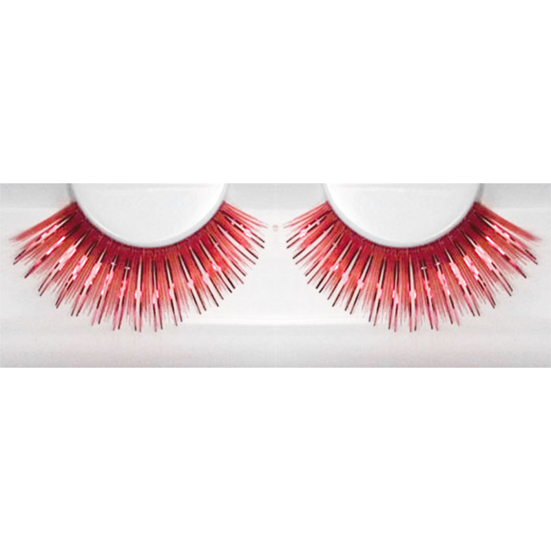 Lösögonfransar röd/glitter 235