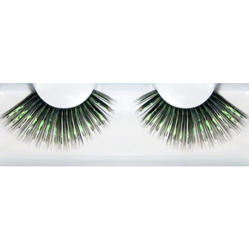 Lösögonfransar Svart/Grön XL 284