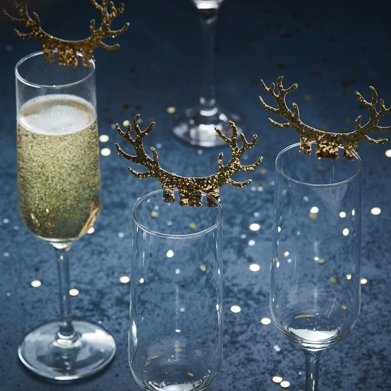 Glasdekorationer Guld