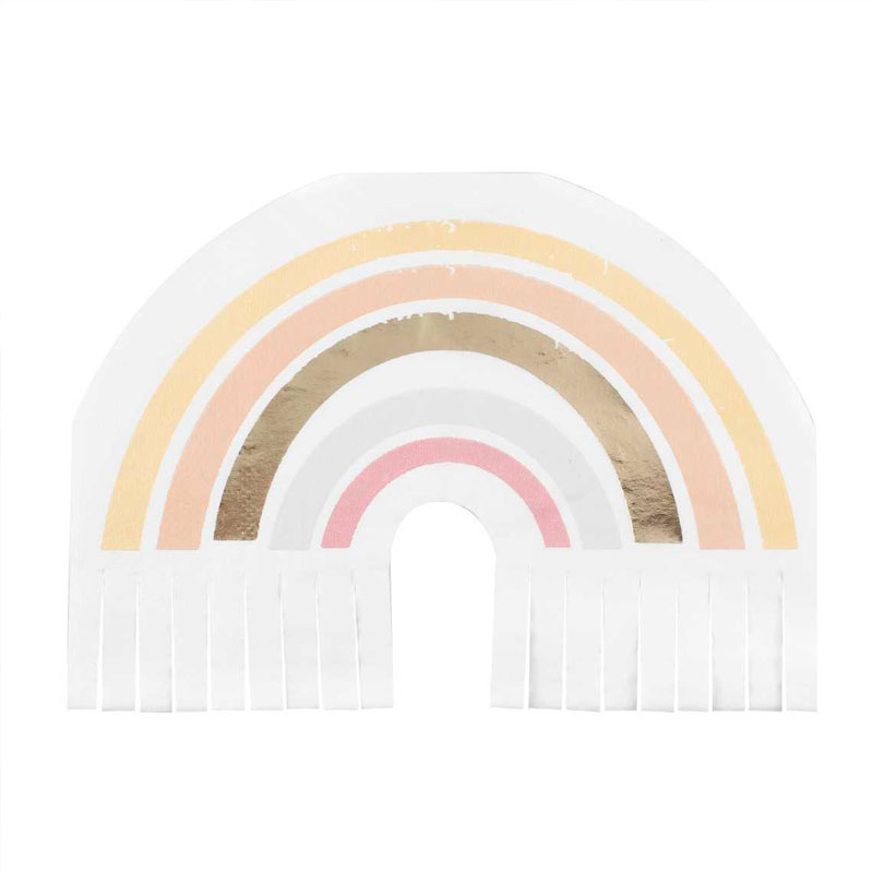 Servetter Rainbow Pastell