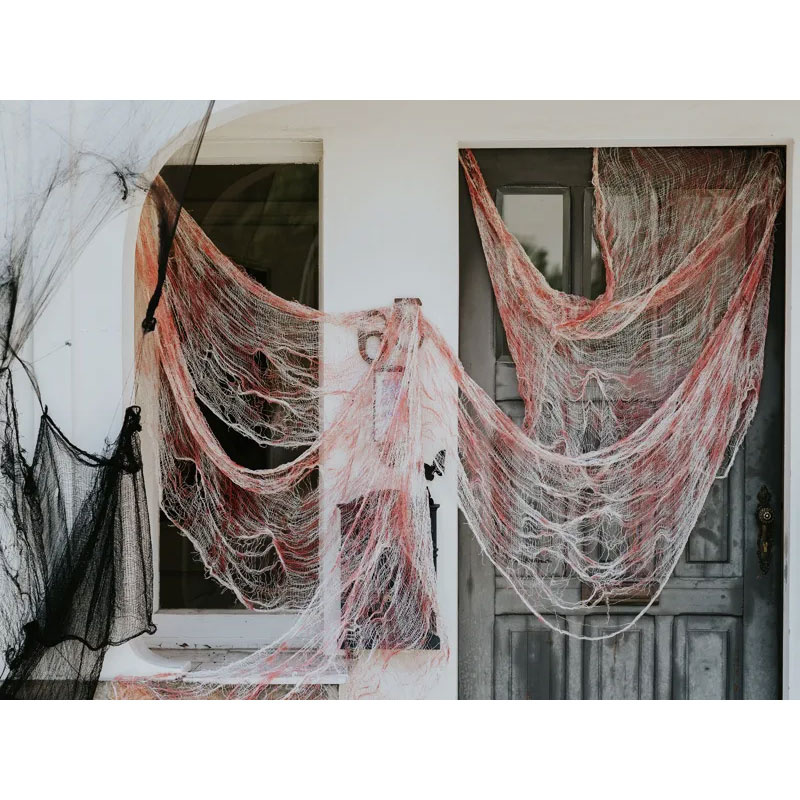 Dekorationstyg Beige, blodflammig