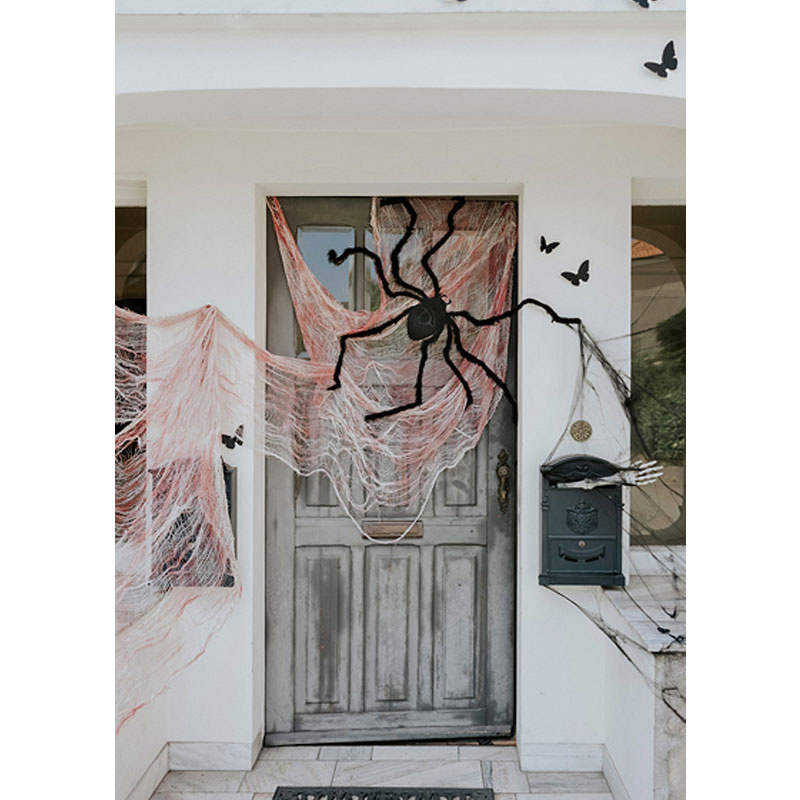 Dekorationstyg Beige, blodflammig