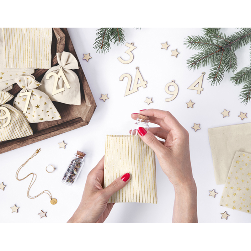 Adventskalender Tygpåsar