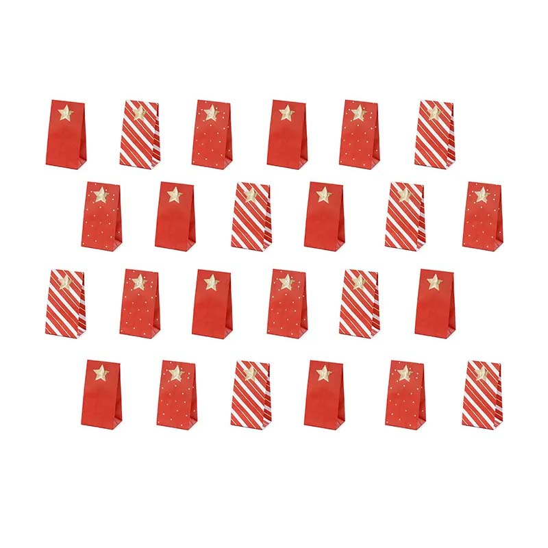 DIY Adventskalender Röd