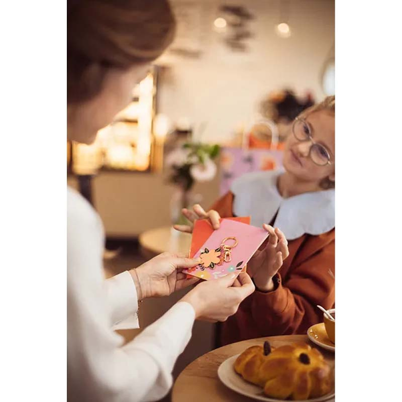 Love you mom Kort med nyckelring