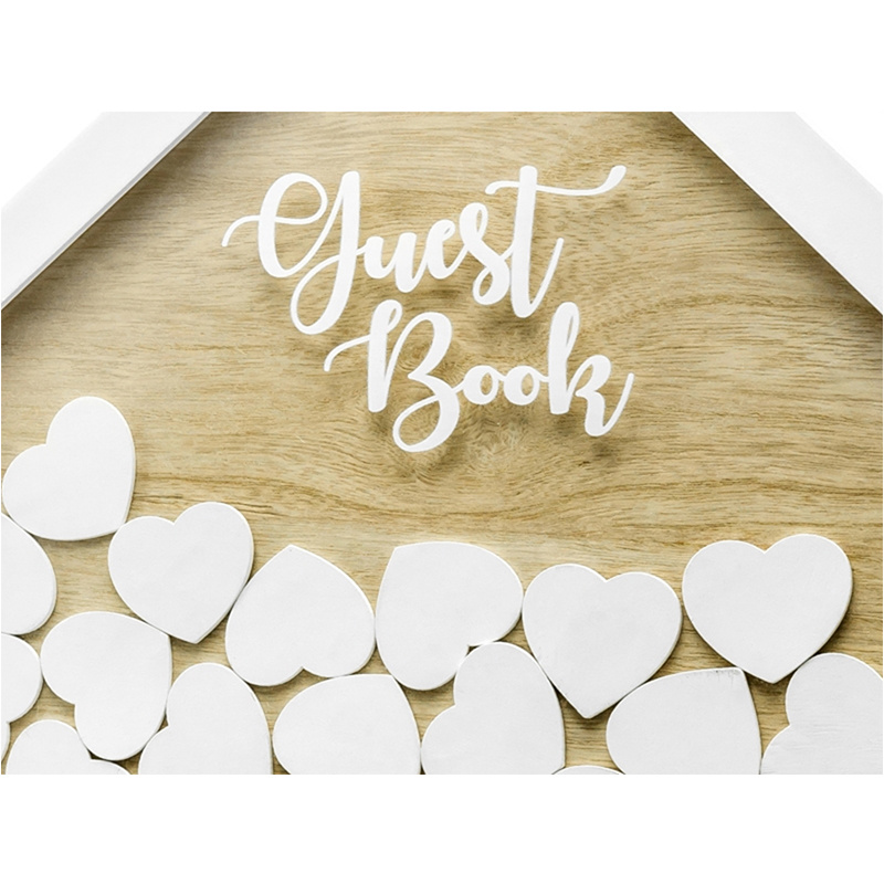 Gästbokstavla med stativ