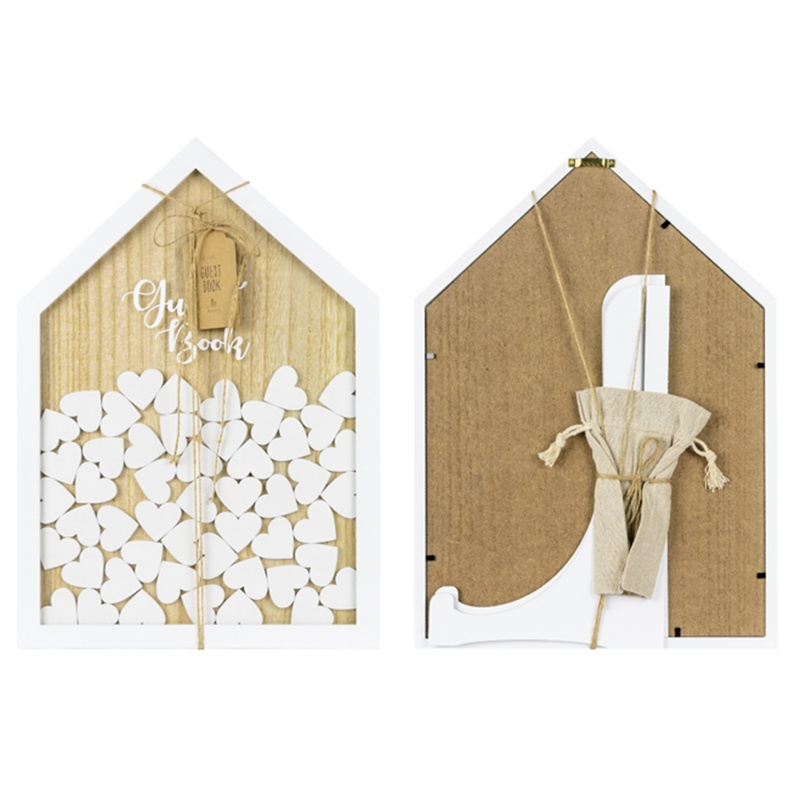 Gästbokstavla med stativ