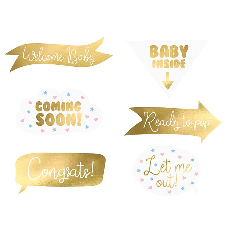 Photoprops Babyshower