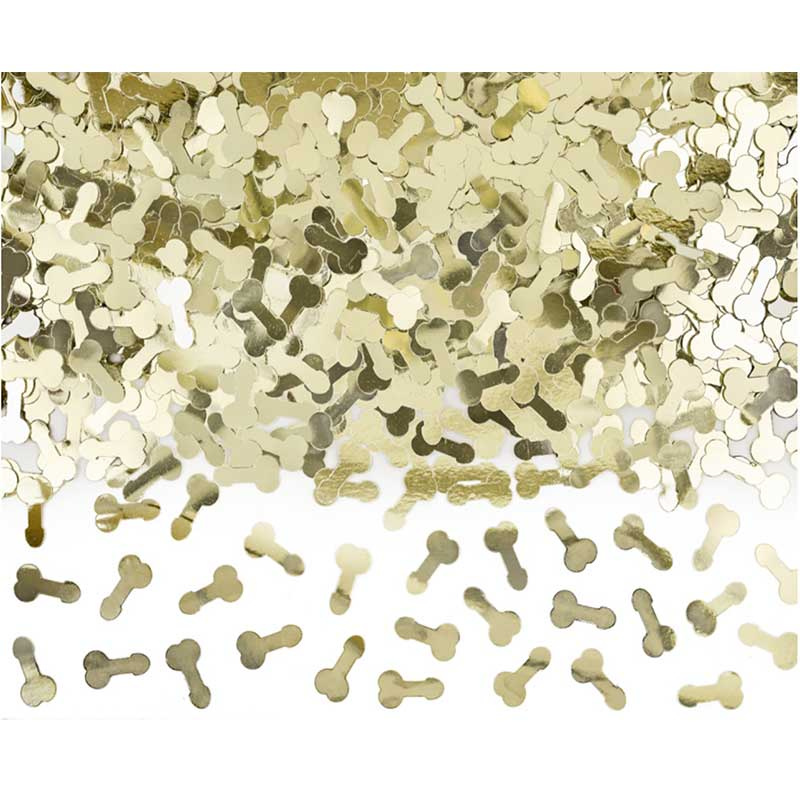 Peniskonfetti Guld
