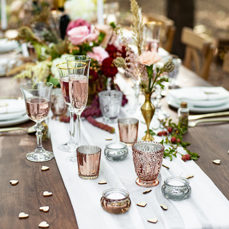 Konfetti Hjärtan i trä