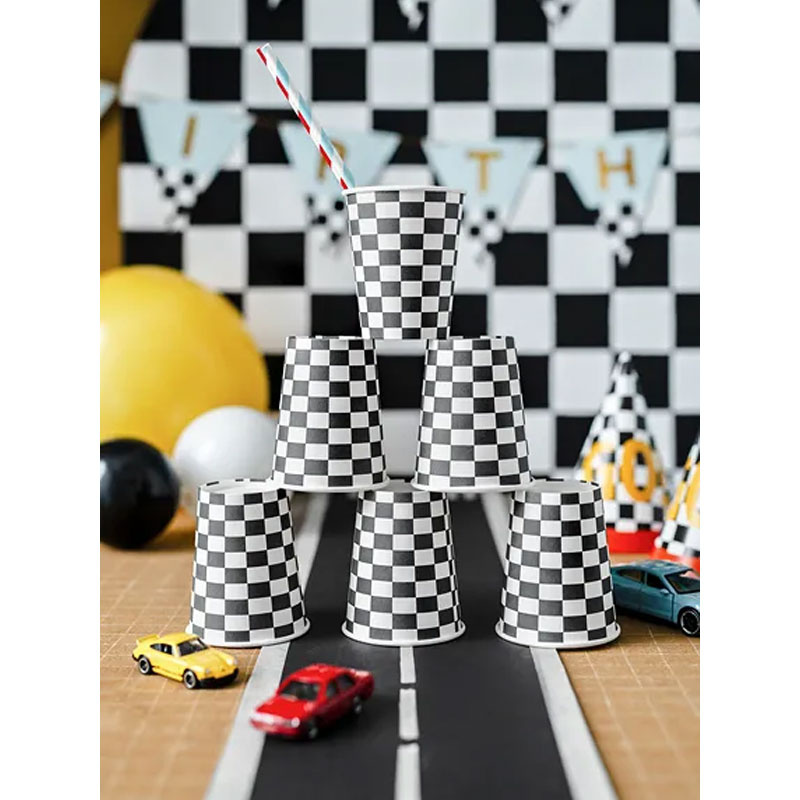 Muggar 6-pack svart vit