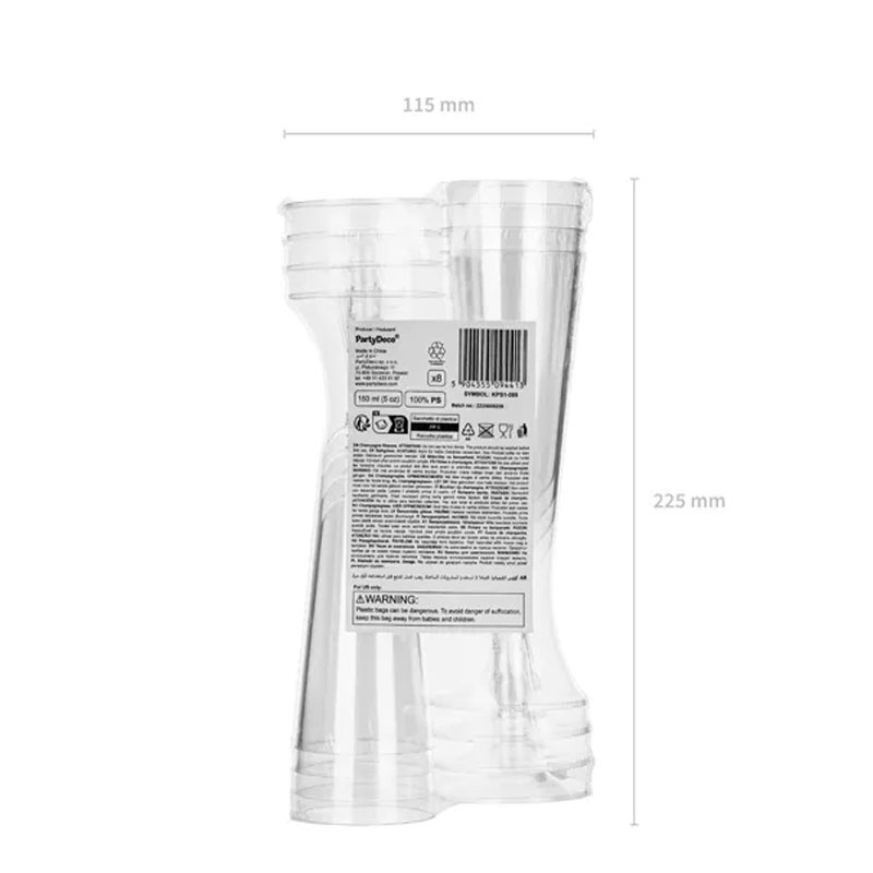 Champagneglas 8-pack