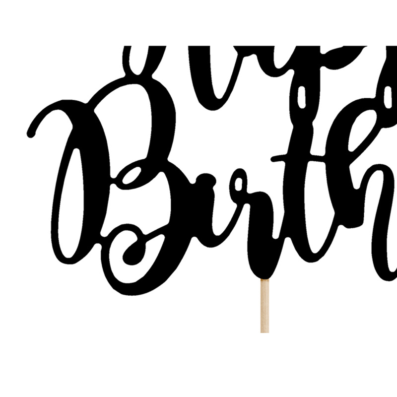 Tårtdekoration Svart HB