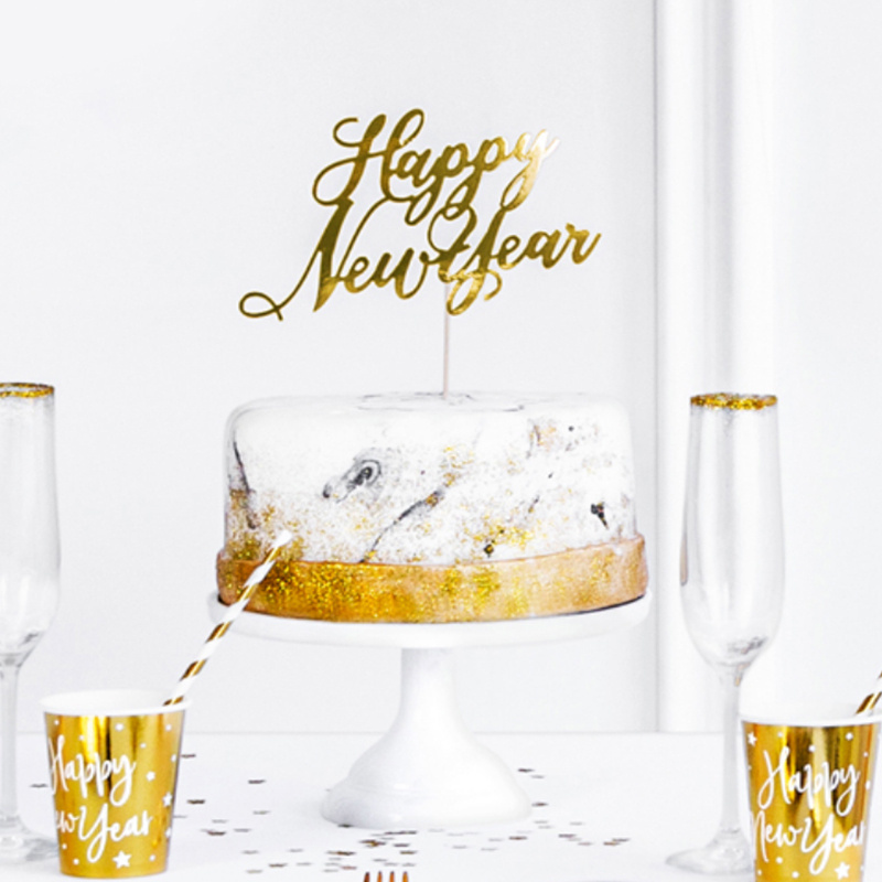 Tårtdekoration Happy New Year