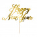 Tårtdekoration Happy New Year Tårtdekoration Happy New Year