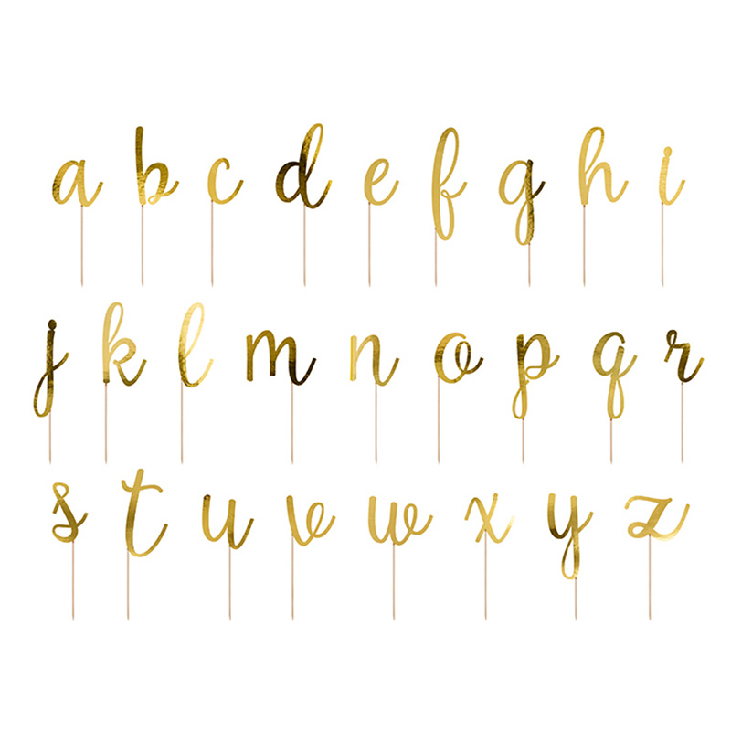 Tårtdekoration Bokstäver