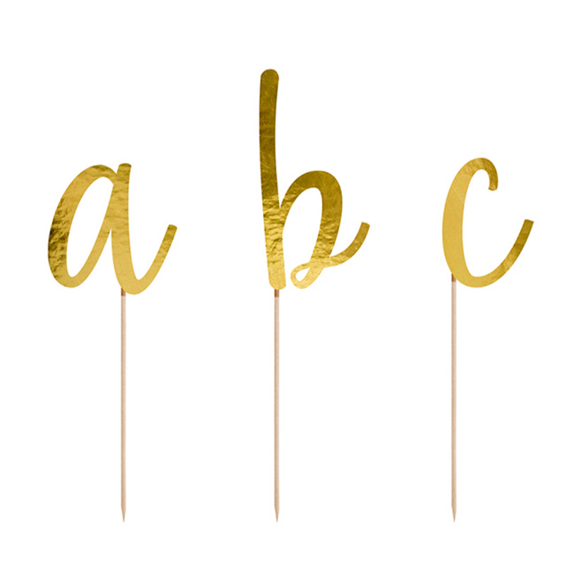 Tårtdekoration Bokstäver