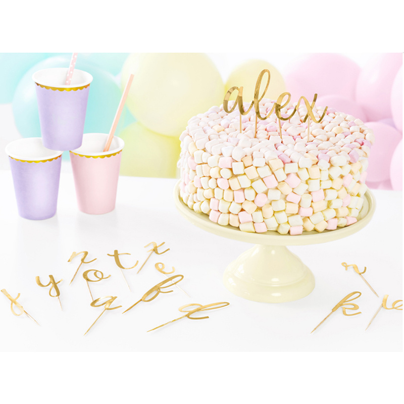 Tårtdekoration Bokstäver