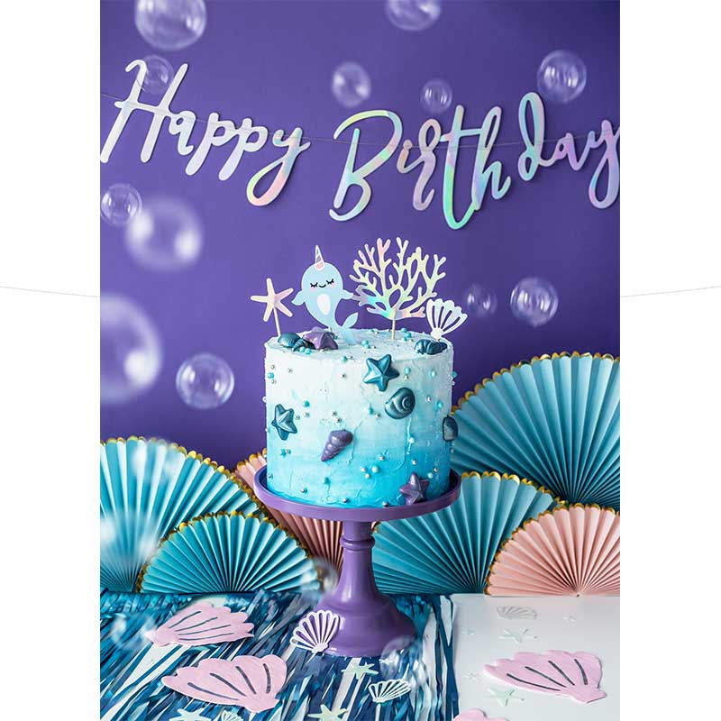 Tårtdekorationer Mermaid