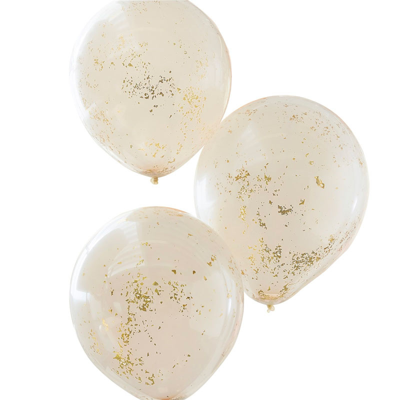 Konfettiballonger Peach