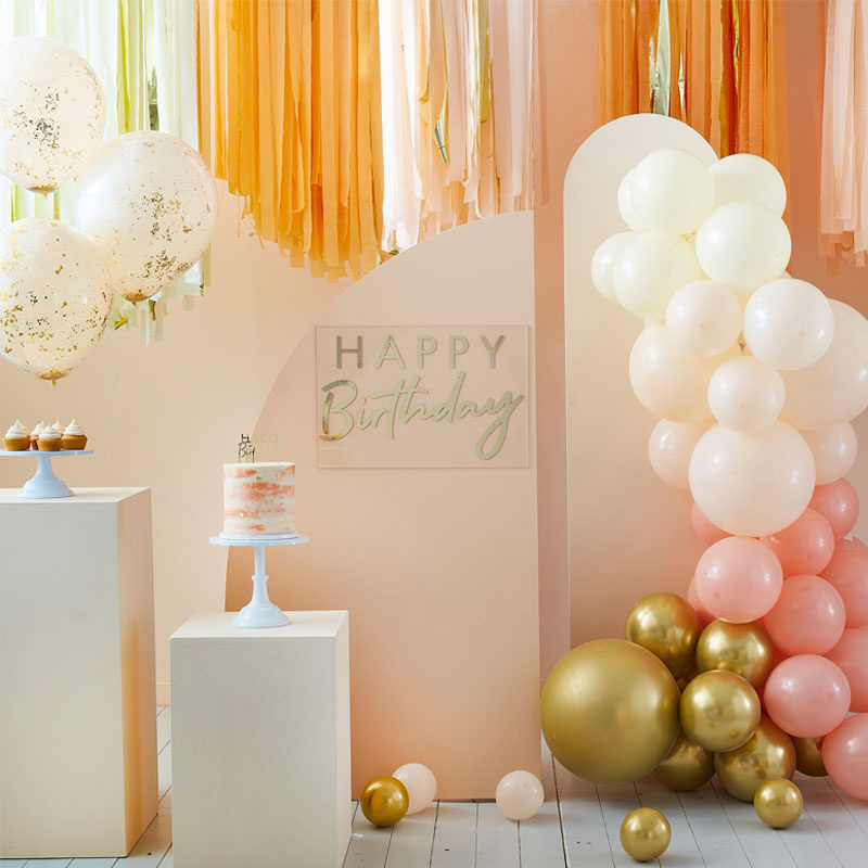 Konfettiballonger Peach