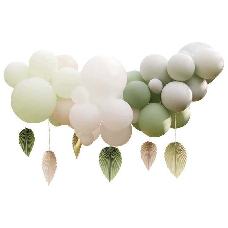 Ballonggirlang grön