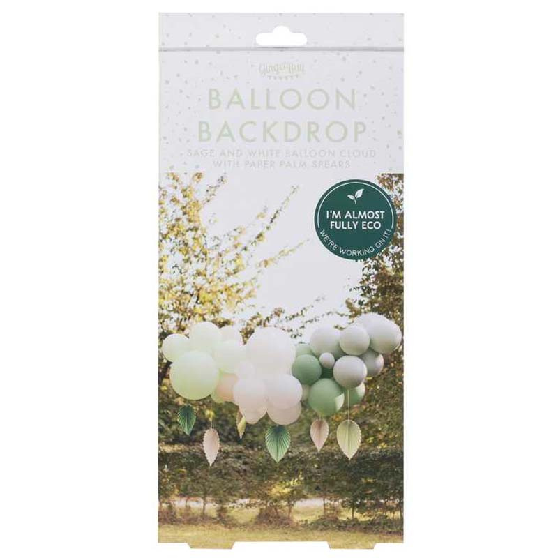 Ballonggirlang grön