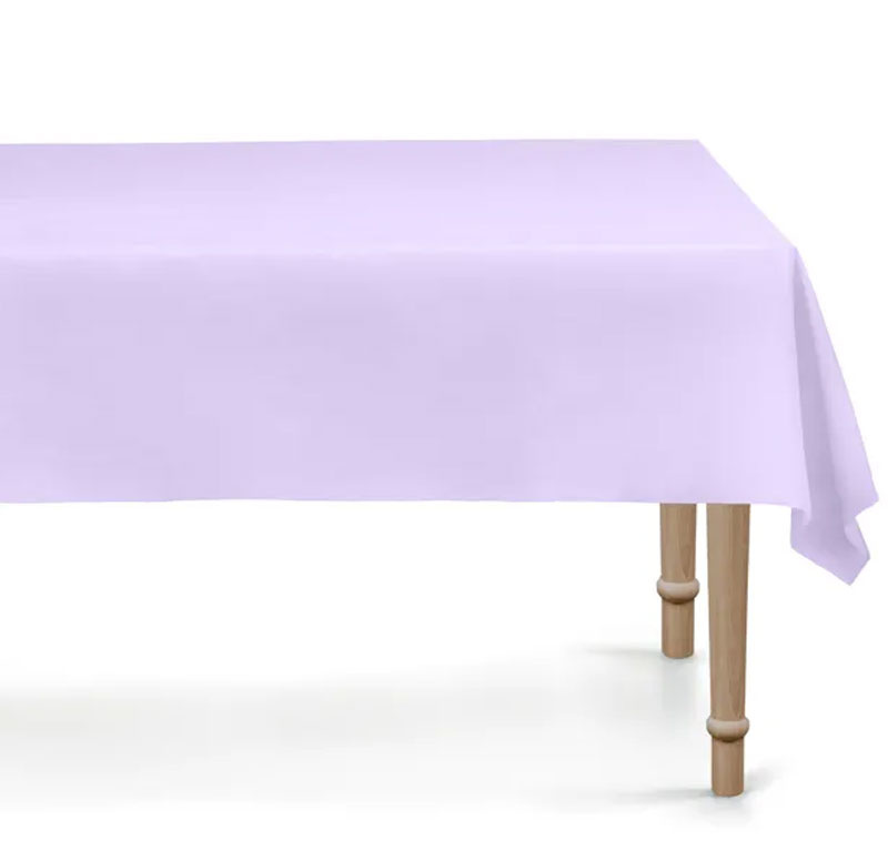 Bordsduk ljuslila 137x183 cm.