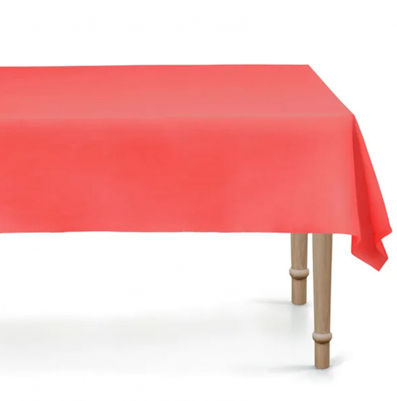 Bordsduk röd 137x183 cm.