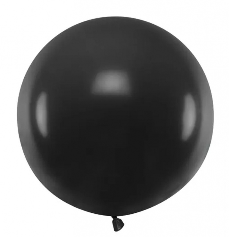 Jätteballong Svart 60cm