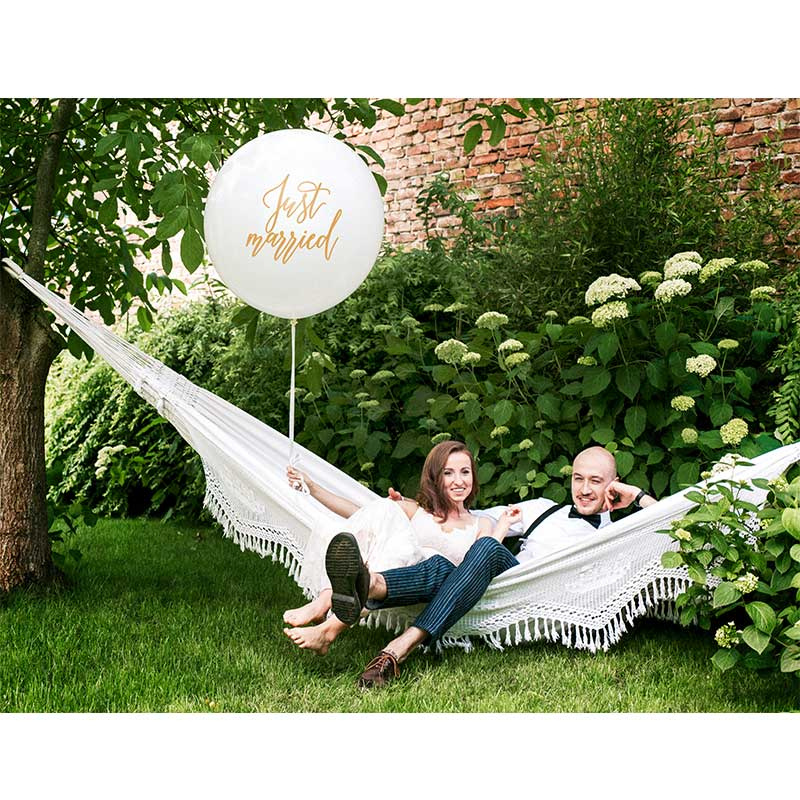 Jätteballong Just Married 