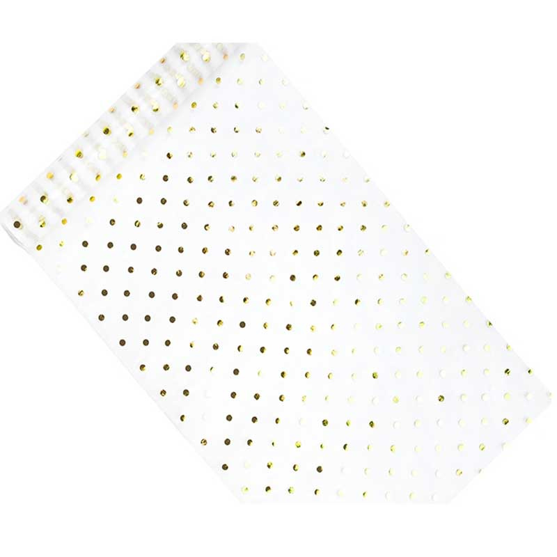 Löpare med guldprickar 