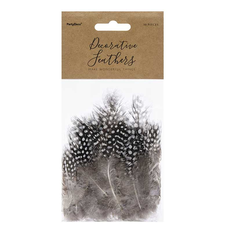 Fjädrar naturfärgade