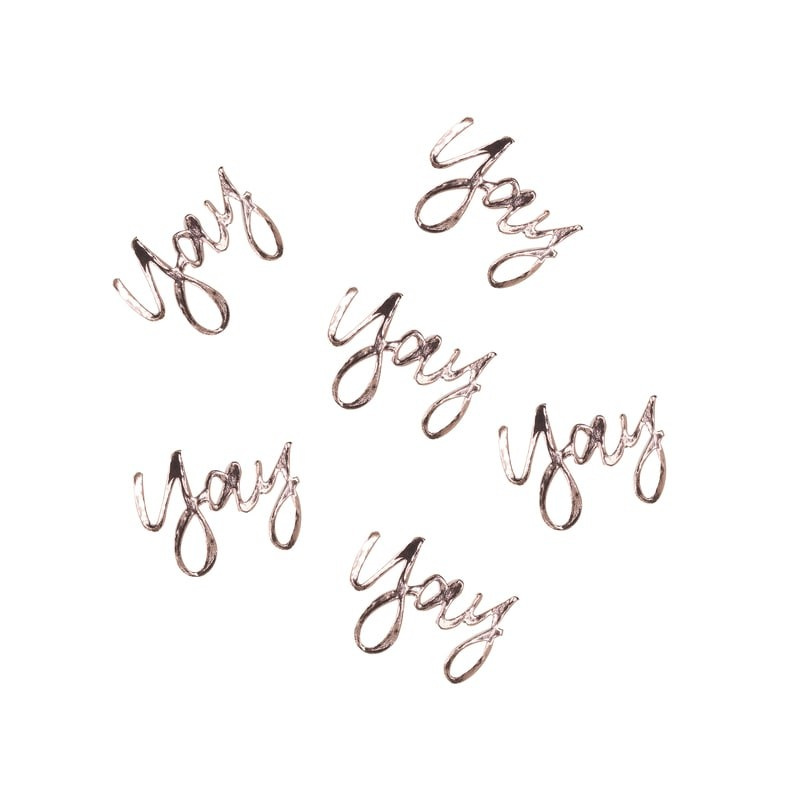 Konfetti Yay roséguld