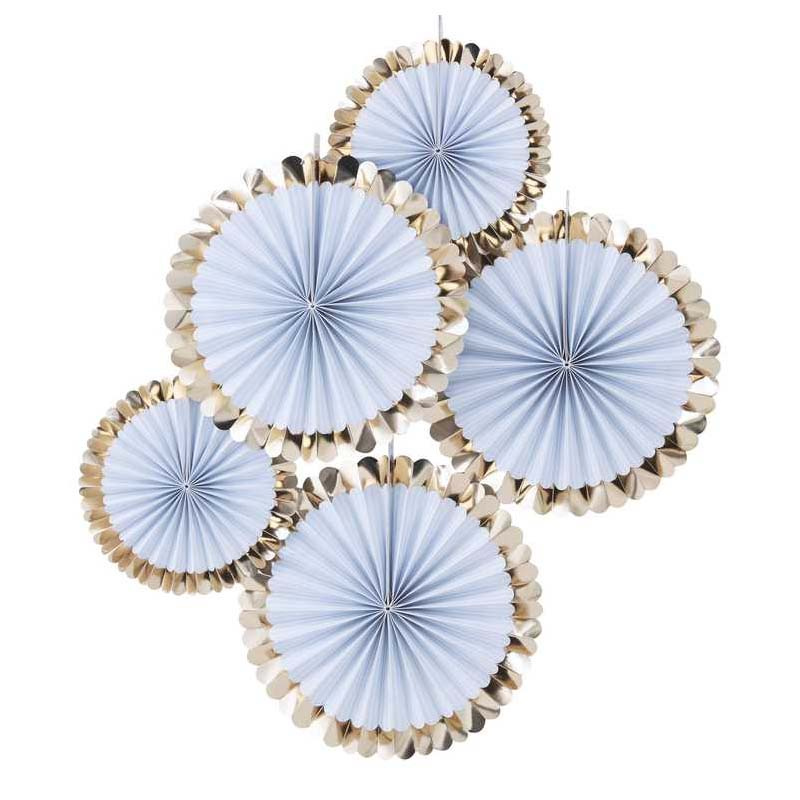 Solfjädrar Pastell Blå