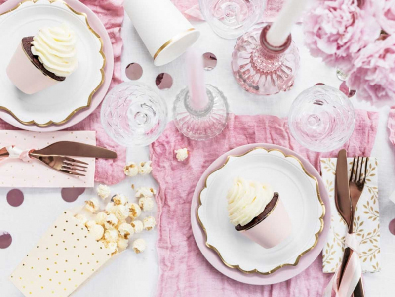 Popcornbägare Ljusrosa