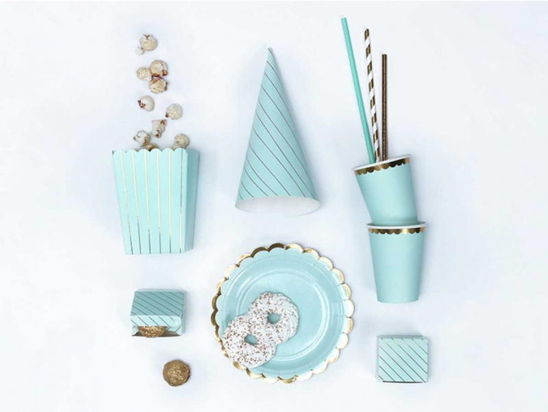 Popcornbägare Mintgrön